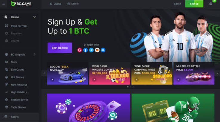 BC.Game Platform Revolutionizing Online Gaming